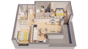 Penthouse NOU 3 camere - ARED LANGA AFI - direct de la dezvoltator