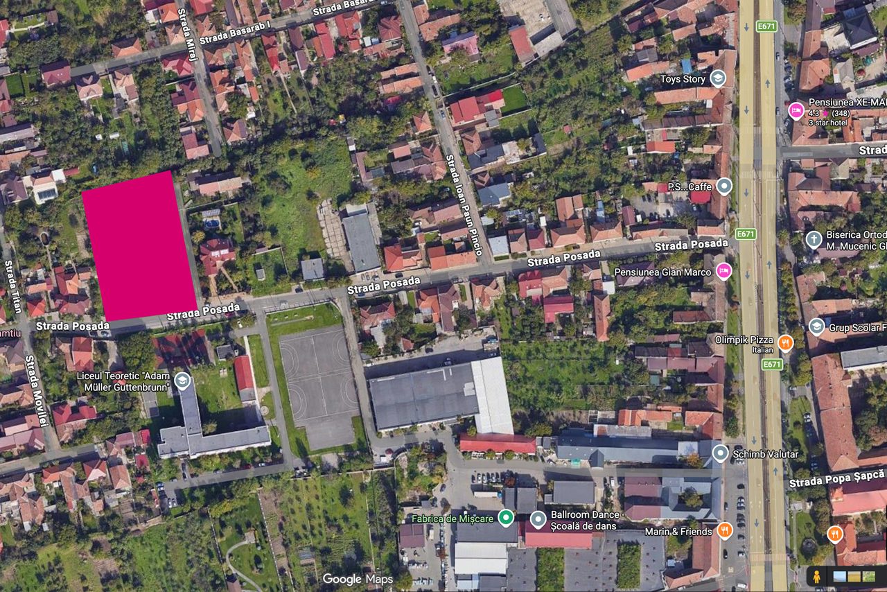 Aradul Nou, strada Posada 30: PUZ în lucru pentru 13 case înșiruite