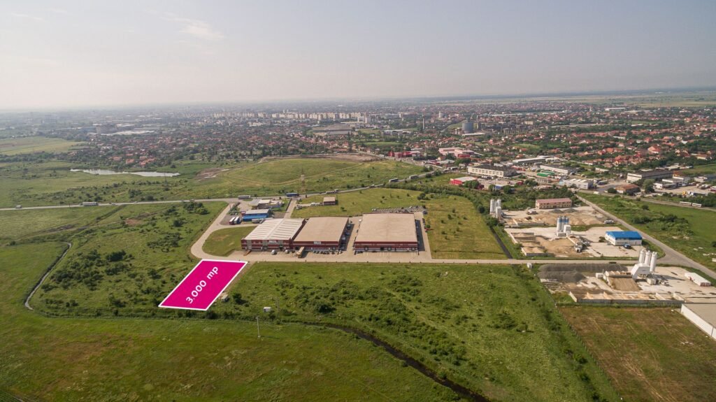 De vânzare Teren industrial 3 000 mp în Parcul Industrial UTA2 #Arad în zona Nord Arad 1