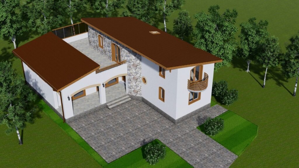 De vânzare Proiect casă cu mansardă în construcție Micălaca în zona Micalaca 4 camere 3 dormitoare Arad 2