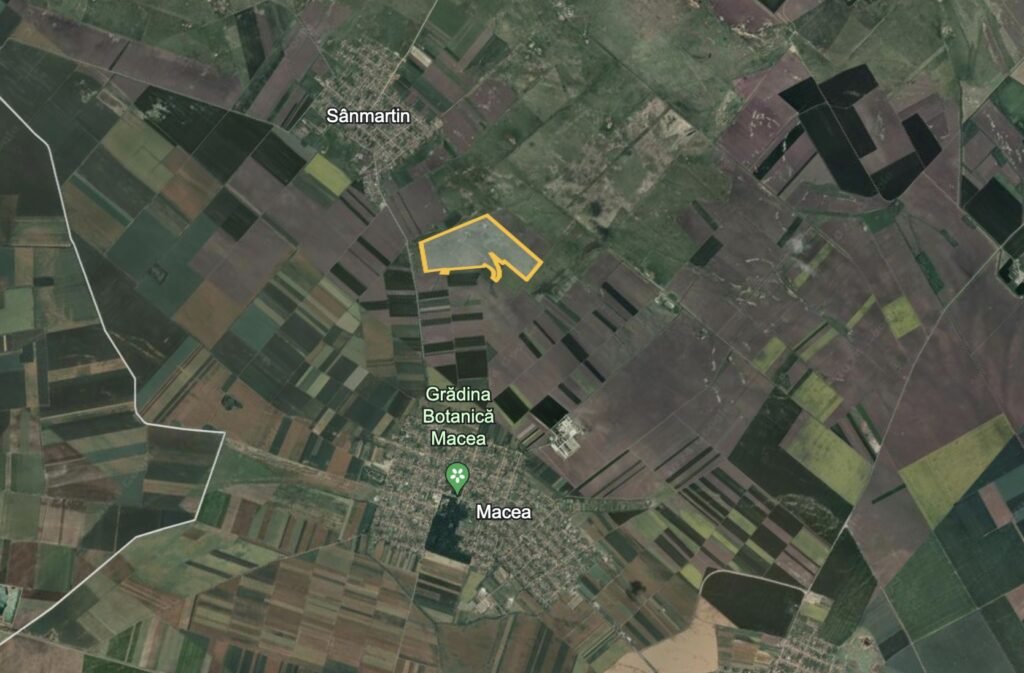 De vânzare Teren 42 ha pentru parc fotovoltaic – Macea, Arad în zona Arad Arad 1