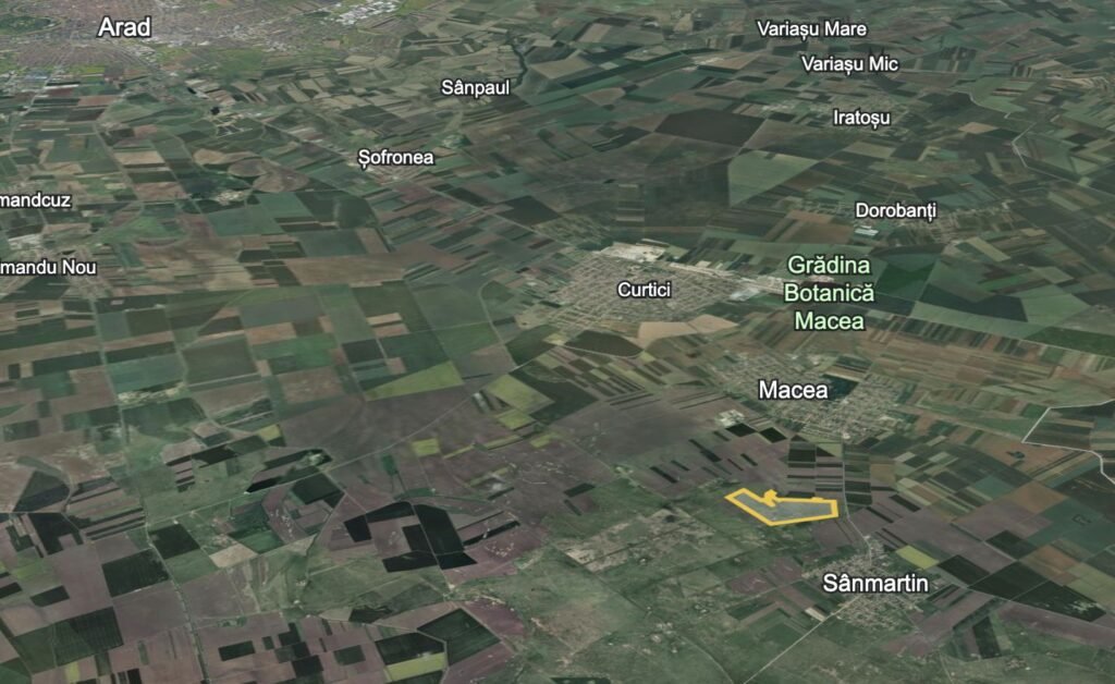 De vânzare Teren 42 ha pentru parc fotovoltaic – Macea, Arad în zona Arad Arad 1