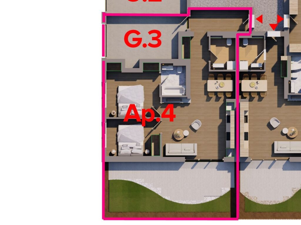 Fără comision! Direct de la DEZVOLTATOR. Apartament cu grădina și garaj în zona UTA 3 camere 2 dormitoare Arad 6