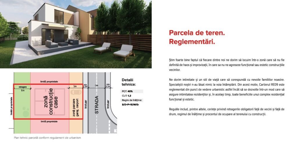 Teren pentru construcție de case, în ARED CITY. De vânzare Teren pentru construcție de case, în ARED CITY. în zona UTA Arad 10