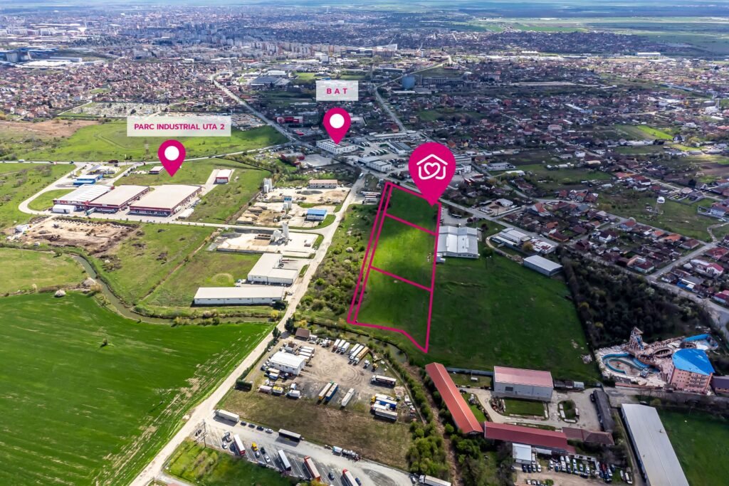 De vânzare De vânzare: Teren industrial – 25.900 mp – Arad, zona BAT în zona Gai Arad 2