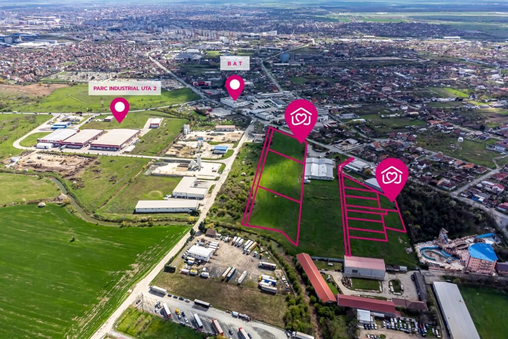 De vânzare Teren cu PUZ in Arad, servicii, industrie, depozitare 8.307 mp în zona Exterior Nord Arad 5