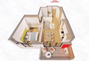 Apartament nou # ARED IMAR direct de la dezvoltator (fara agentie- 0%) De vânzare Apartament nou # ARED IMAR direct de la dezvoltator (fara agentie- 0%) în zona UTA 2 camere 1 dormitor Arad 1