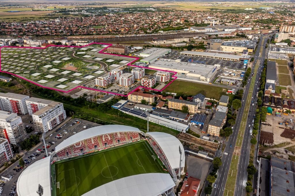 De vânzare Cel mai mare teren disponibil în ARED City Gardens – 893 mp în zona UTA Arad 2