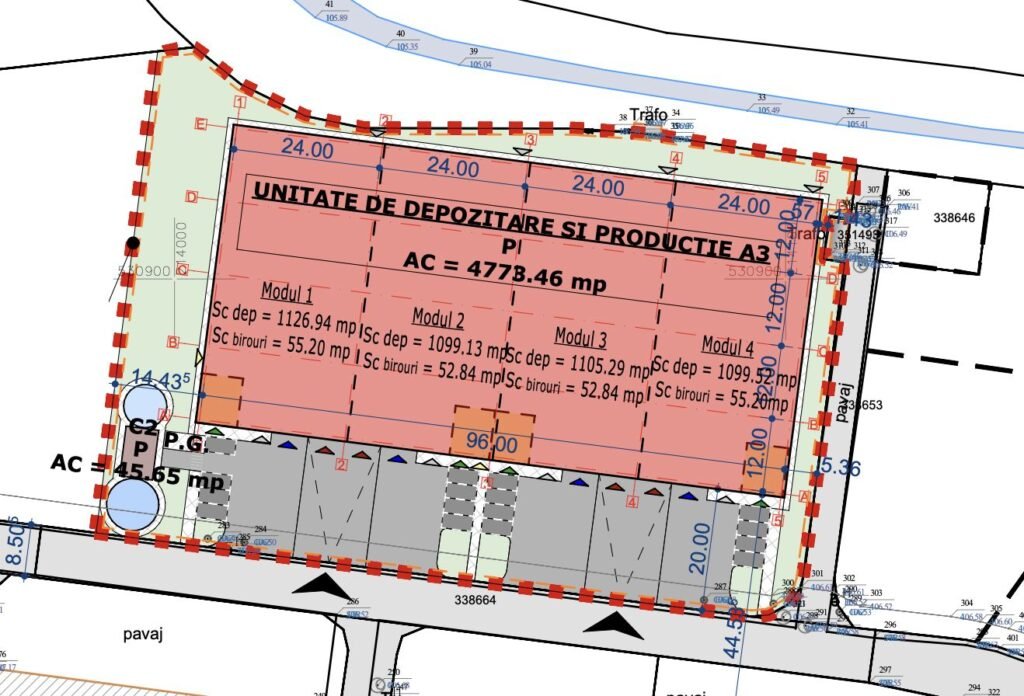 4646 mp – Hala industriala de inchiriat in Parc Industrial Arad De închiriat 4646 mp – Hala industriala de inchiriat in Parc Industrial Arad în zona Nord 12 camere Arad 2