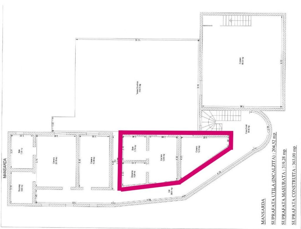 De închiriat Spatiu de birou in zona excelenta Comision 0 în zona UTA 3 camere Arad 8