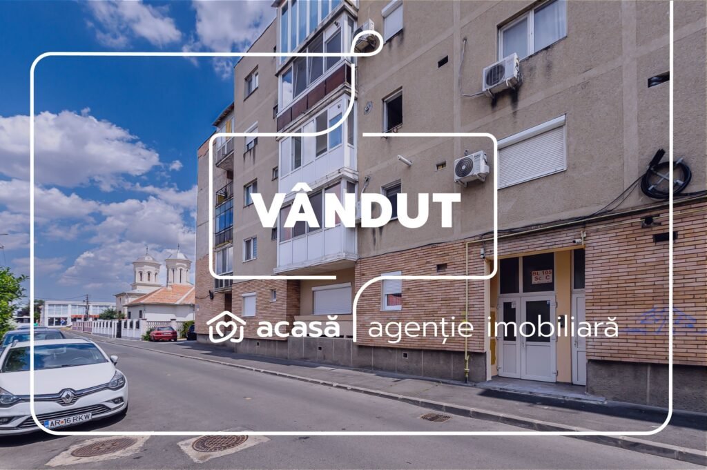 De vânzare VÂNDUT! Apartament cu 2 camere, Micalaca Zona 100 în zona Micalaca 2 camere 1 dormitor Arad 1
