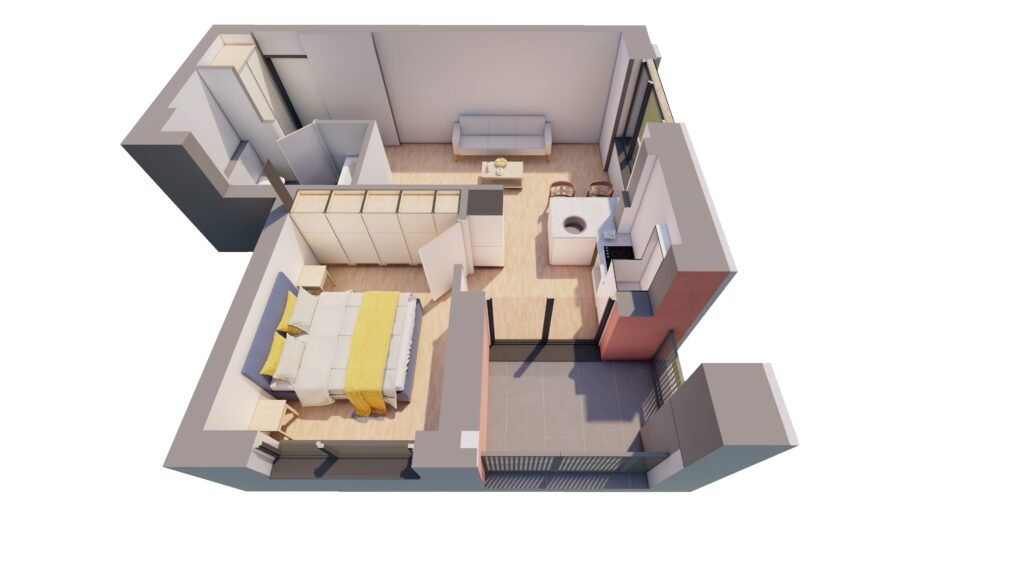 De vânzare Apartament finisat și mobilat, direct de la dezvoltator – R39, ARED în zona UTA 2 camere 1 dormitor Arad 6