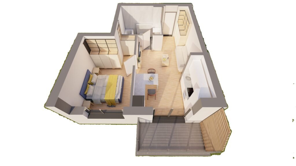 De vânzare Cel mai ieftin apartament NOU ARED TVA INCLUS Comision 0 în zona UTA 2 camere 1 dormitor Arad 2