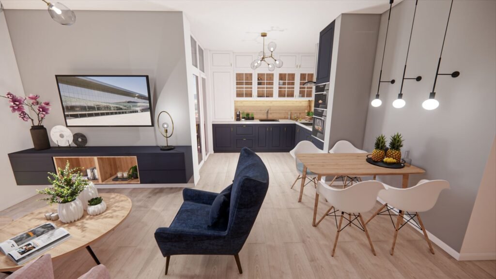 Apartament 2 camere – Arad, complex rezidențial ARED De vânzare Apartament 2 camere – Arad, complex rezidențial ARED în zona UTA 1 camera 1 dormitor Arad 3