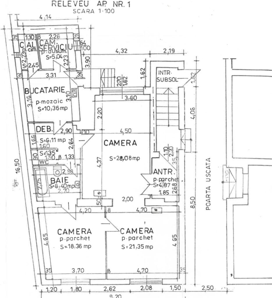 De vânzare Apartament pe str. Vicențiu Babeș – Ideal pentru locuință sau birouri în zona Ultracentral 3 camere 2 dormitoare Arad 3