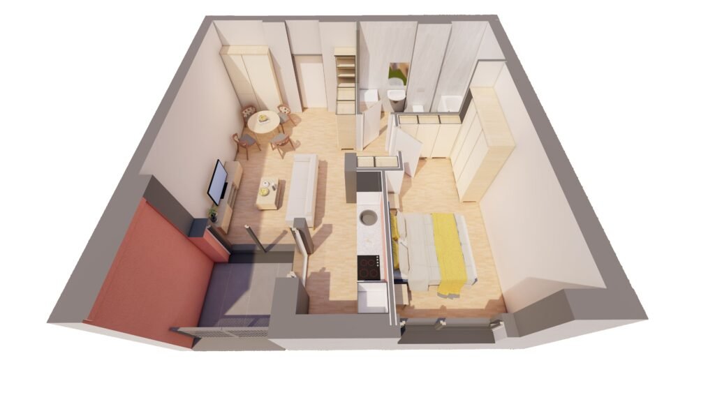 Panorama exclusivista penthouse ARED IMAR bloc R39 comision 0% De vânzare Panorama exclusivista penthouse ARED IMAR bloc R39 comision 0% în zona UTA 2 camere 1 dormitor Arad 2