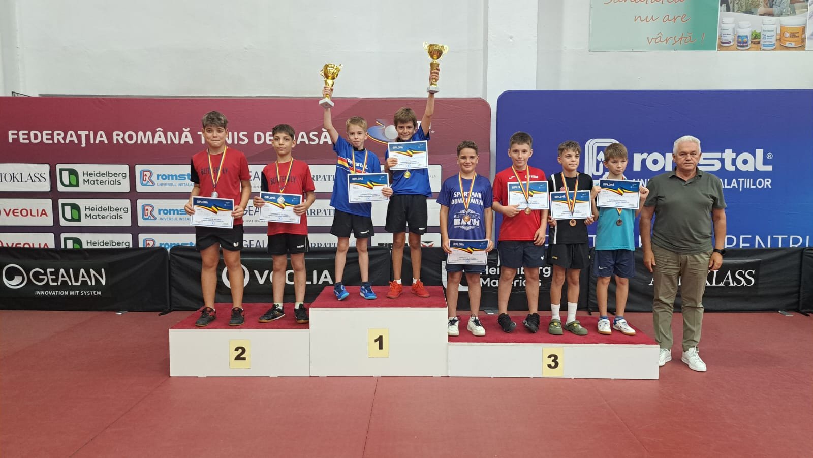 Wagner Max Campionatul național tenis de masă U11 Bistrița – prima medalie pentru Academia Daniela Dodean Arad
