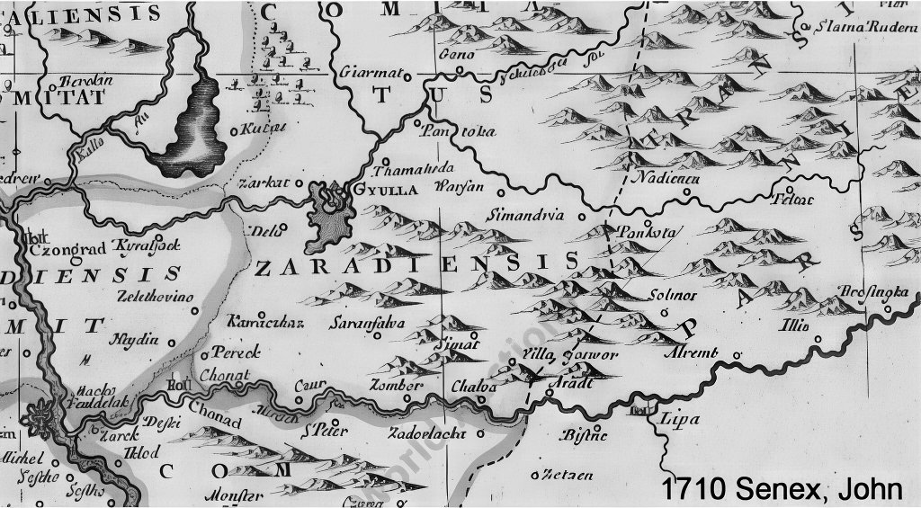 Istoria Aradului 1710 Arad Senex