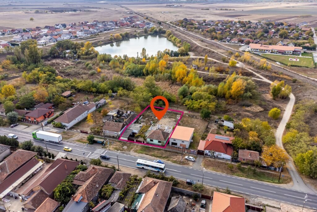 De vânzare Casa + Teren 1144 mp – str. Principala Zimandu Nou, Arad – COMISION 0% în zona Arad 2 camere Arad 6