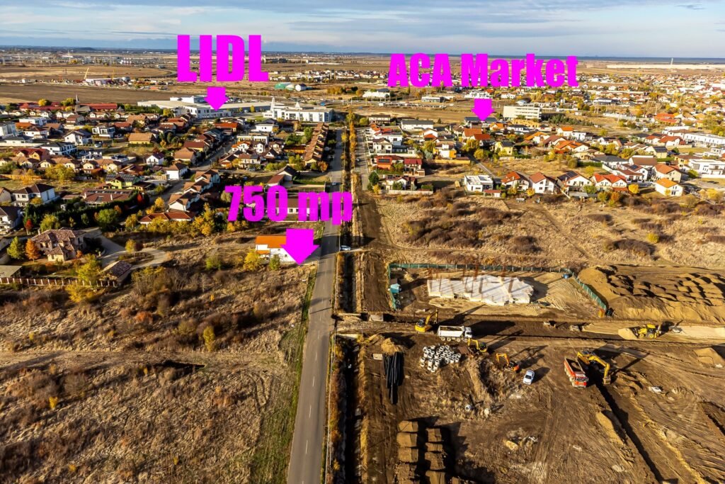 Teren 750 mp  cu toate utilitățile | Via Carmina | proiect inclus De vânzare Teren 750 mp  cu toate utilitățile | Via Carmina | proiect inclus în zona Arad Arad 1