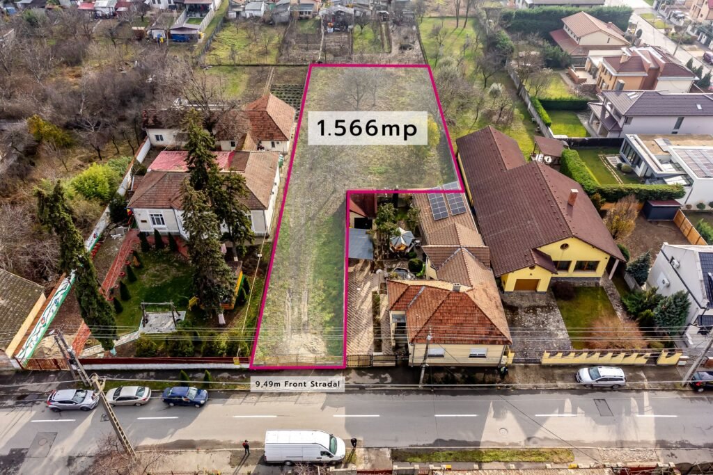 De vânzare Teren construcții,  1566 mp Strada A. Milan Tabacovici, Aradul Nou în zona Aradul Nou Arad 1