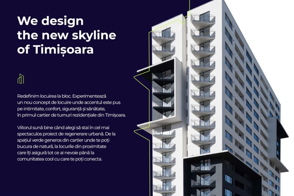 De vânzare Apartament Nou | XCity Towers, Timișoara | Predare Martie 2026 în zona Aradului 2 camere 1 dormitor Arad 1