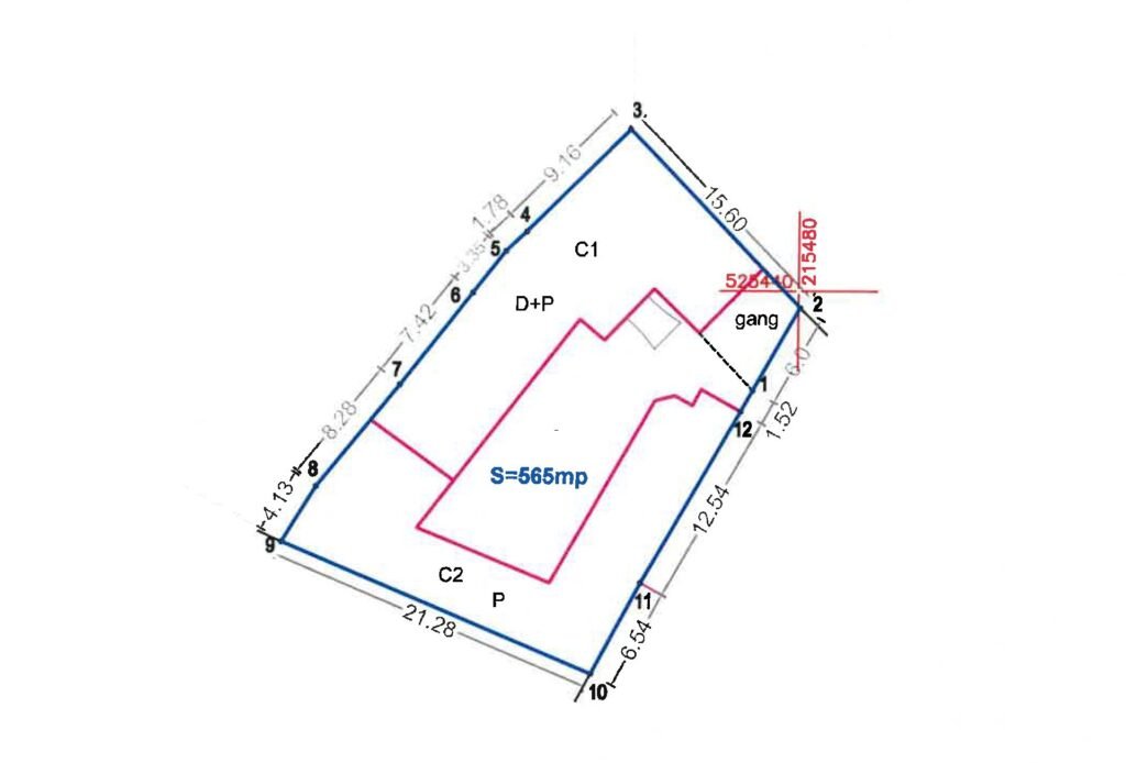 De vânzare Proiect de clinică sau birouri în centru – casă cu demisol, de renovat în zona Ultracentral 12 camere Arad 13