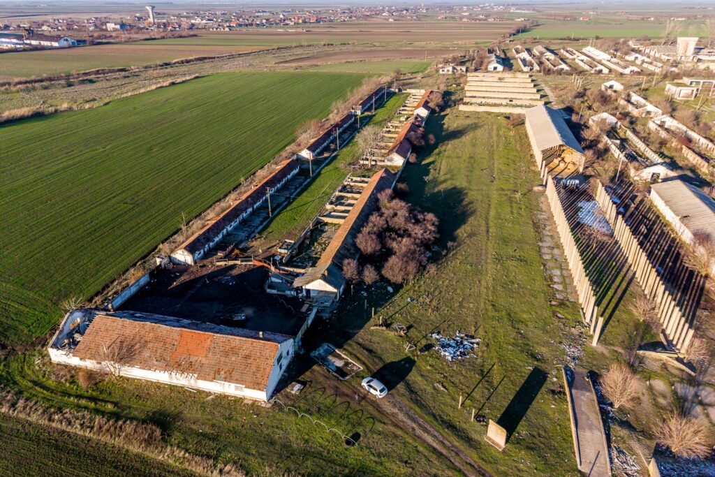 De vânzare Ferma 11.5 HA lângă DN7 & Autostrada E68 – Nădlac | clădiri+utilități în zona Vest Arad 1