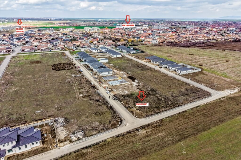 Teren 637 mp | 2 fronturi stradale | Cartier Via Carmina De vânzare Teren 637 mp | 2 fronturi stradale | Cartier Via Carmina în zona Arad Arad 1