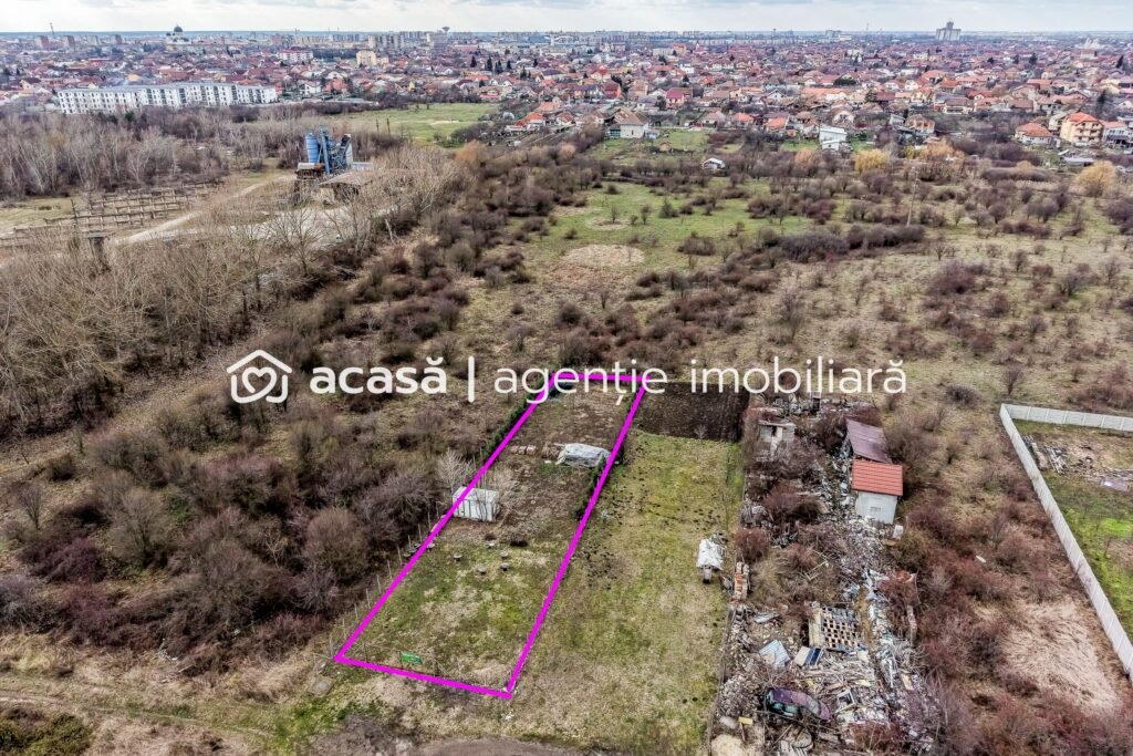 De vânzare Teren 906 mp Arad,  preț sub localitățile limitrofe. în zona Gradiste Arad 1