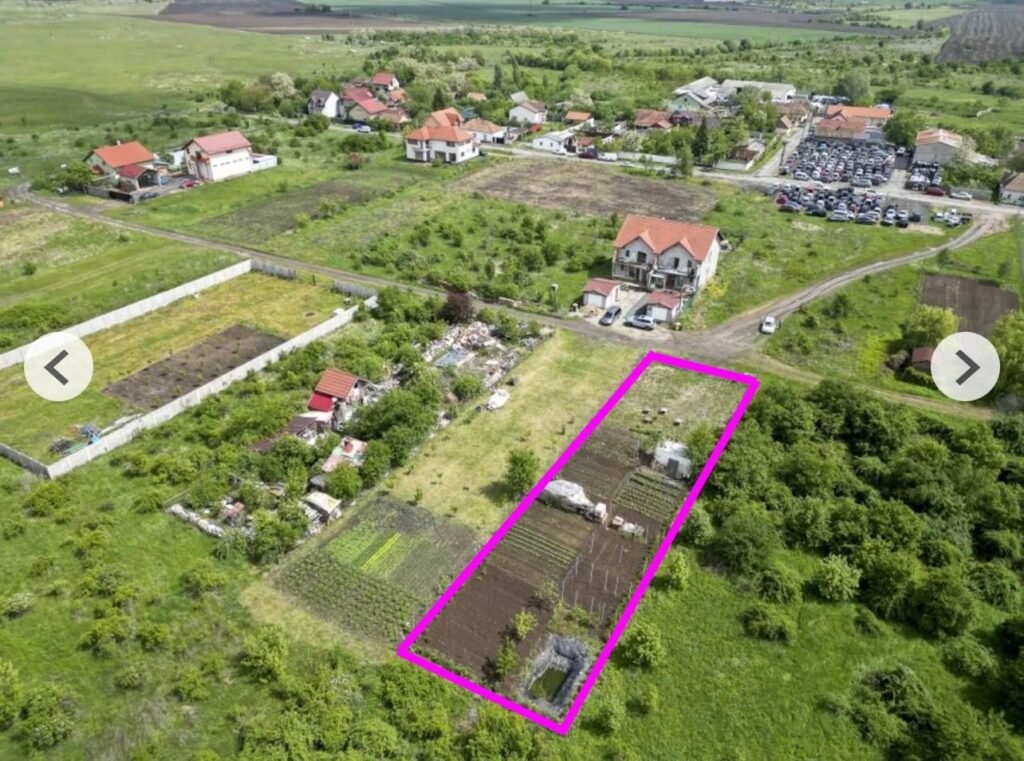 Teren 906 mp Arad,  preț sub localitățile limitrofe. De vânzare Teren 906 mp Arad,  preț sub localitățile limitrofe. în zona Gradiste Arad 1