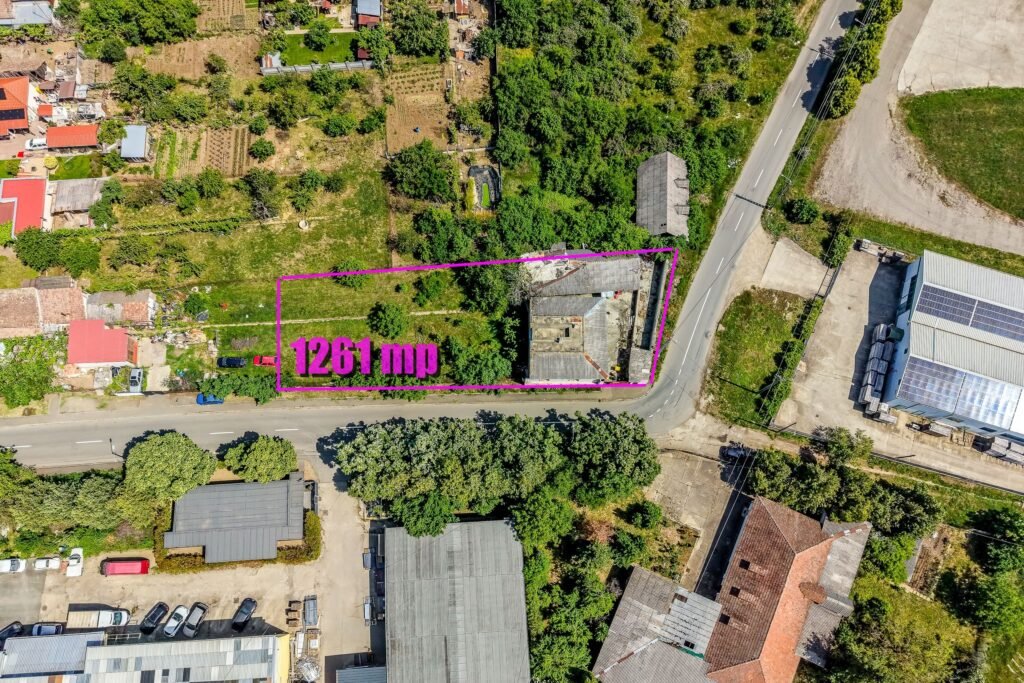 De vânzare Teren de 1261 mp pe colt, in Aradul Nou, cu front de 60 m + 23 m în zona Aradul Nou Arad 1