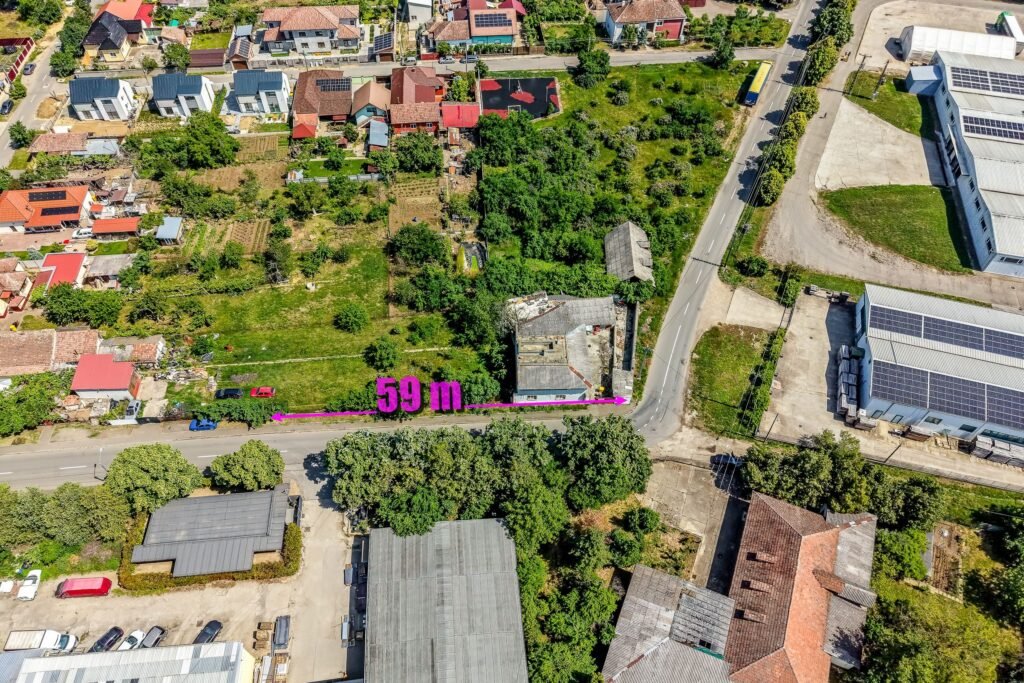 De vânzare Teren de 1261 mp pe colt, in Aradul Nou, cu front de 60 m + 23 m în zona Aradul Nou Arad 1