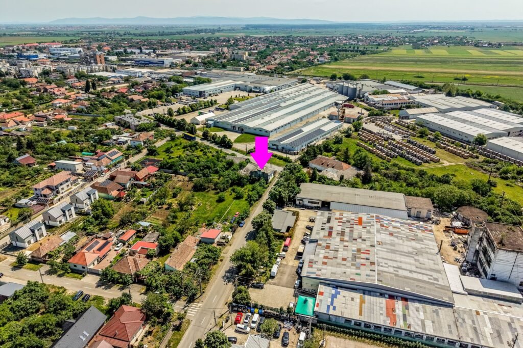 De vânzare Teren de 1261 mp pe colt, in Aradul Nou, cu front de 60 m + 23 m în zona Aradul Nou Arad 1