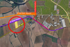 PUZ zonă industrială în Arad – dezvoltare logistică și depozitare în zona Dc 2431